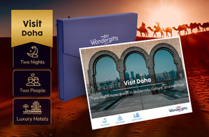 Visit Doha Gift Box: Luxe Two-Night Hotel Break in Modernity - Kids Go Free | Staycation at Wondergifts