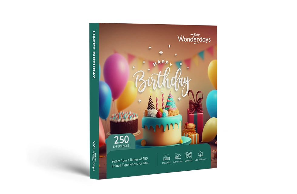 Happy Birthday Gift Box - Selection of Gourmet, Adventures, Spa and More | Days Out at Wondergifts