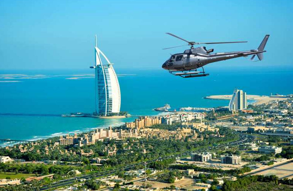 Helicopter Flight with Romantic Dinner at Atlantis the Royal for Two