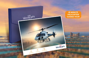 Spectacular 25-Minute Helicopter Tour Gift Box: Exclusive Aerial Journey | Flying at Wondergifts