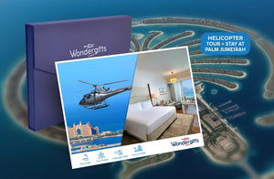 Sunset Helicopter Tour & Opulent 1-Night Stay at The Palm Gift Box for Two - Over 10 Hotels | Staycation at Wondergifts