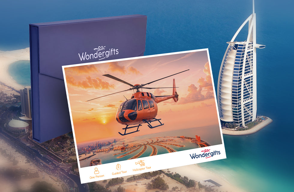 Thrilling Dubai Helicopter Tour Over The Palm | Flying at Wondergifts