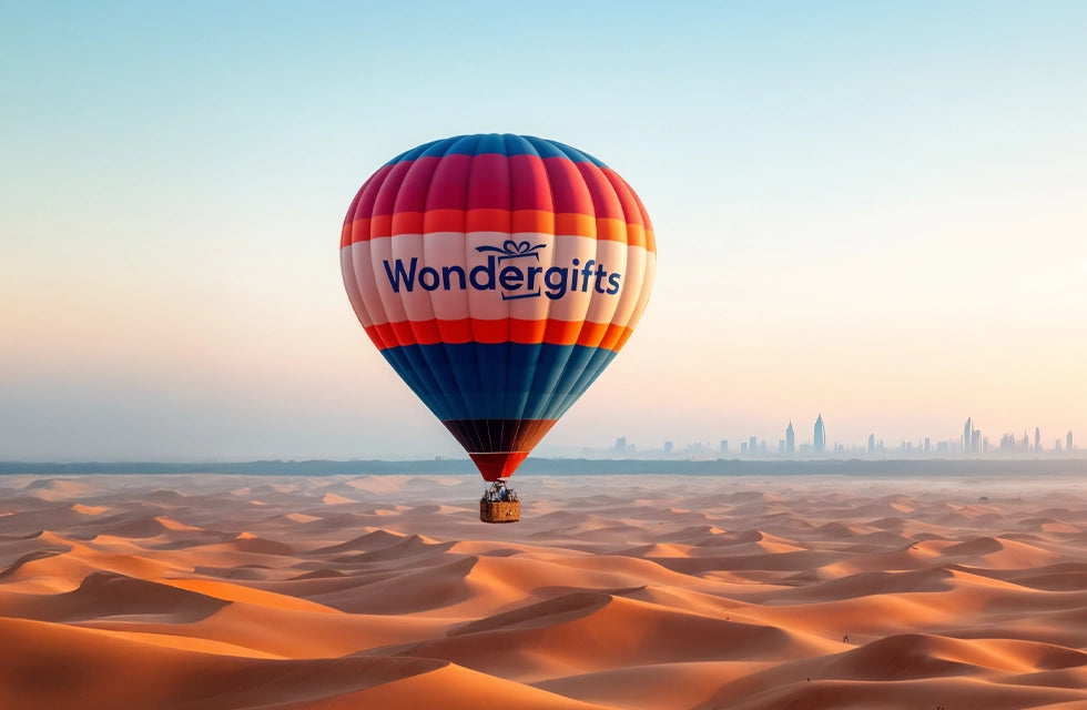 Sunrise Hot Air Balloon Ride, Breakfast & Desert Safari Experience for One