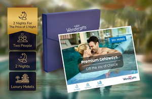 Premium Getaways Gift Box: Two Nights for the Price of One at Luxury Hotels | Staycation at Wondergifts