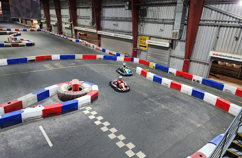 Adrenaline-Fueled Indoor Karting at Dubai Autodrome