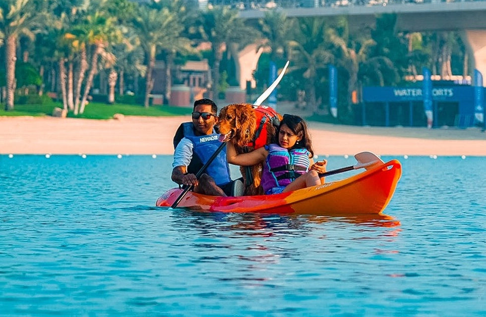 Three seater One Hour Kayak Rental on The Palm Jumeirah | Adventure at Wondergifts