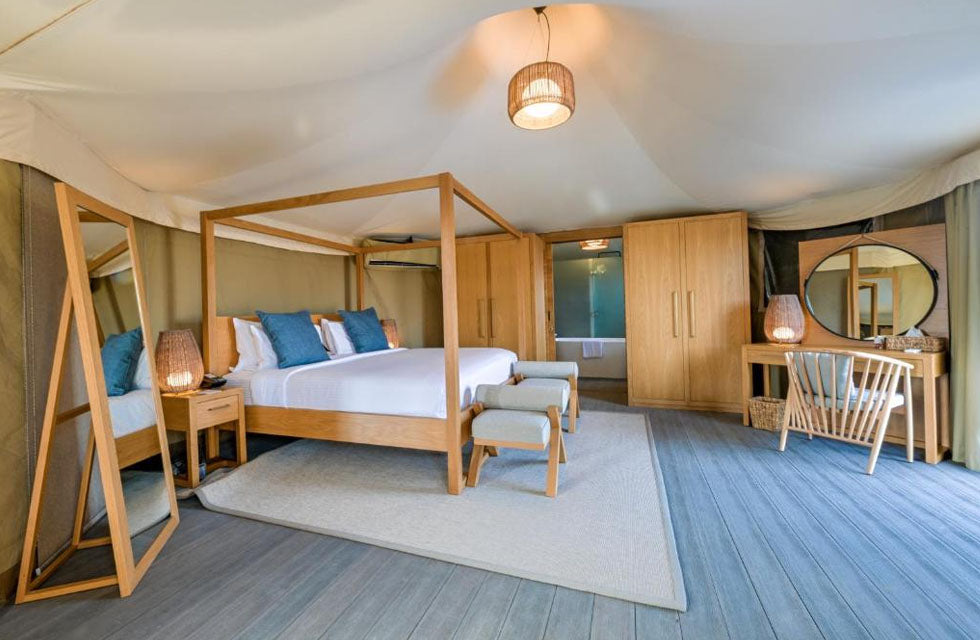 Luxury Premium Tent Stay with Private Pool for Two at Kingfisher Retreat