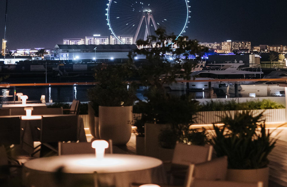 Luxury Dining & House Drinks for Two with Marina Views at L’Amo Bistro