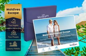 Maldives Tropical Escape Gift Box: Two-Night Hotel Break for Two - Kids Go Free | Staycation at Wondergifts