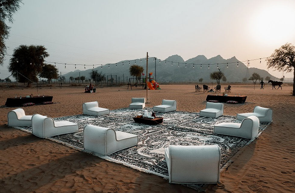 Romantic Sunset Dinner for Two at the Mleiha Desert Panorama Lounge