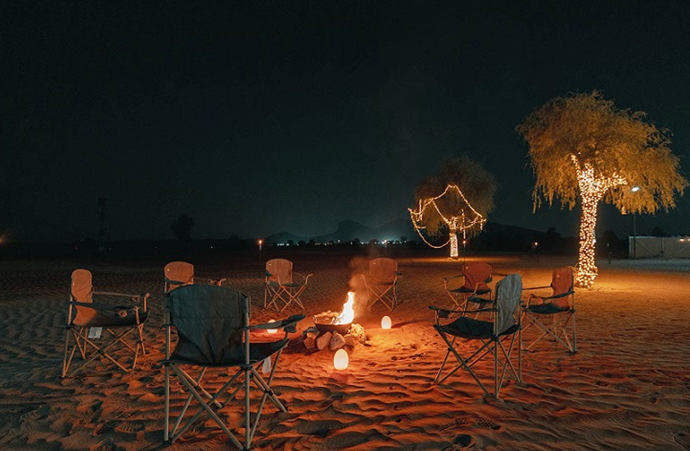 Romantic Sunset Dinner for Two at the Mleiha Desert Panorama Lounge