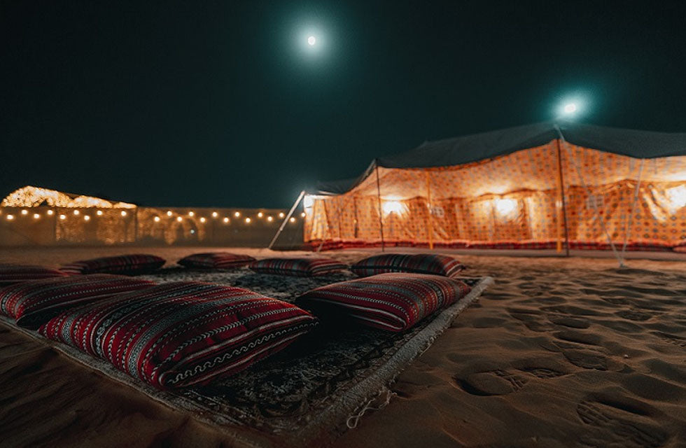 Romantic Sunset Dinner for Two at the Mleiha Desert Panorama Lounge