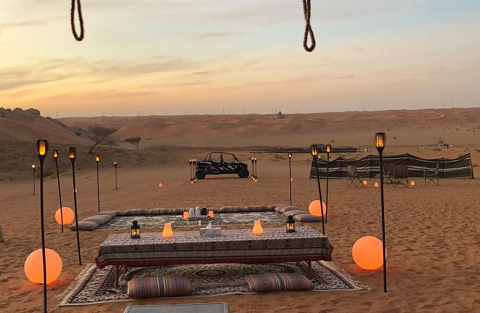 Romantic Sunset Dinner for Two at the Mleiha Desert Panorama Lounge