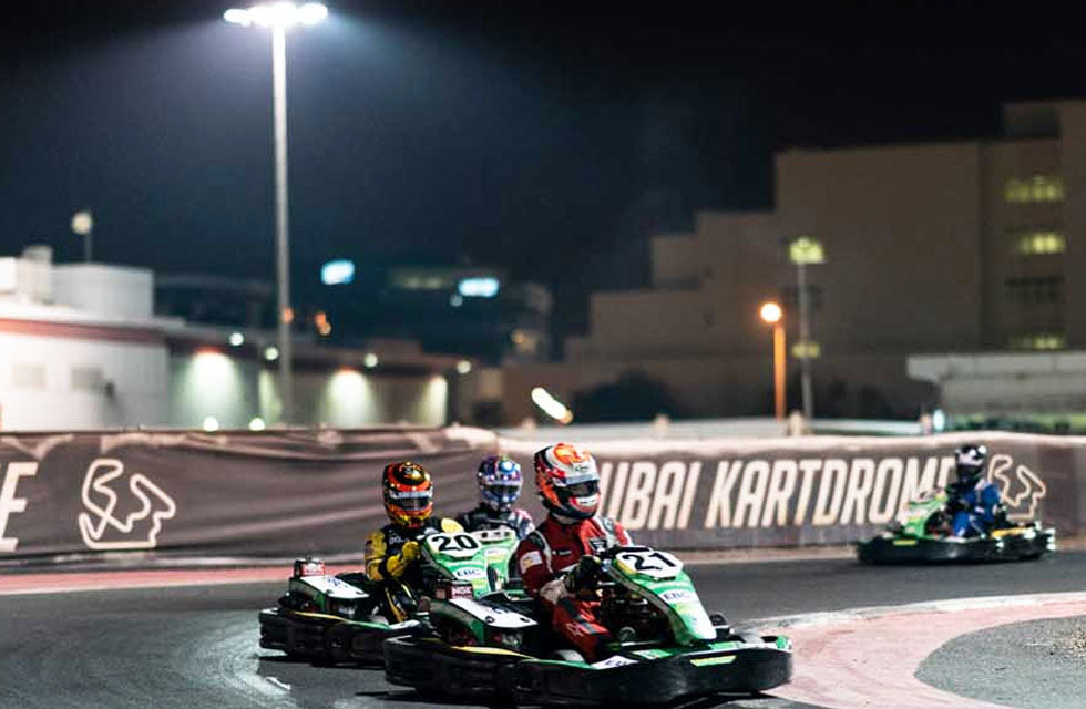 High-Speed Outdoor Karting Experience at Dubai Autodrome | Driving at Wondergifts