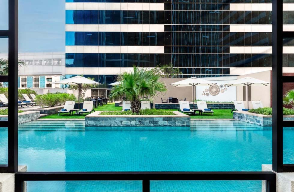 Delightful Dining Experience with Pool Access for Two at The H Dubai Hotel