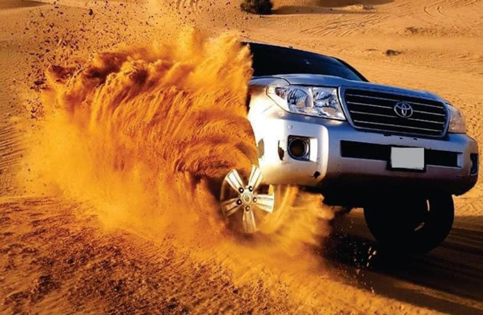 VIP 4x4 Desert Safari with Dinner Buffet & Live Show for Up to Six