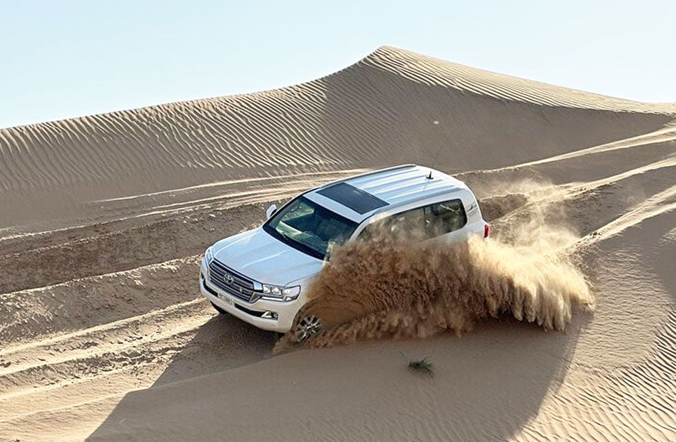 VIP 4x4 Desert Safari with Dinner Buffet & Live Show for Up to Six