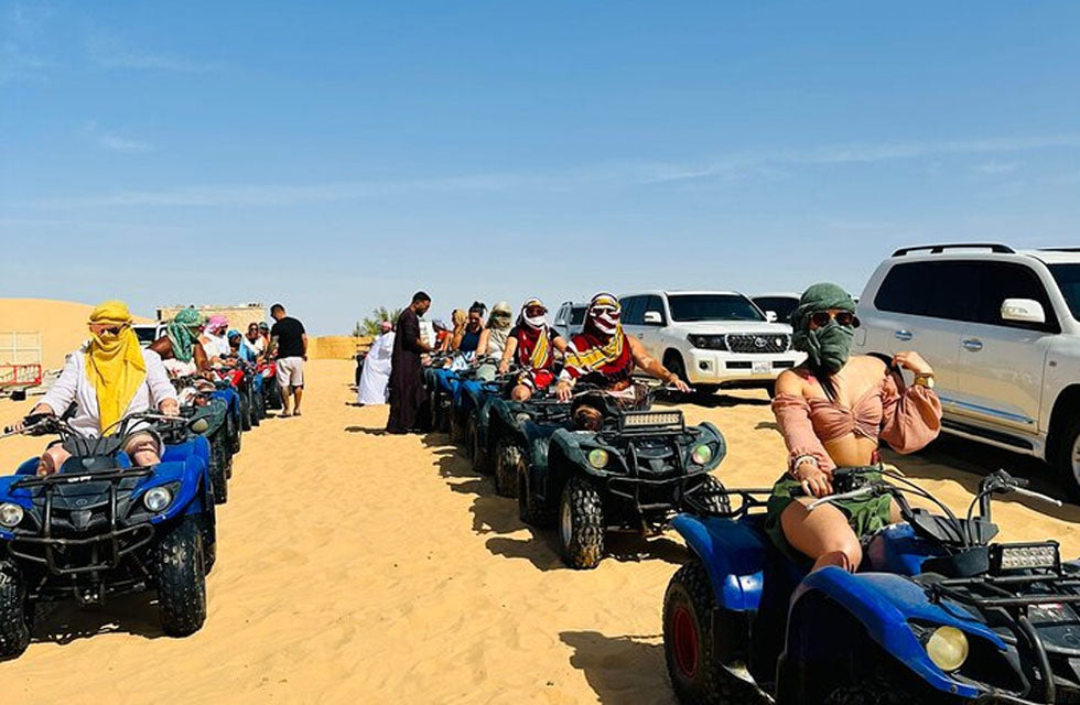 Thrilling 30-Minute Quad Biking with Drinks & Transportation in Abu Dhabi