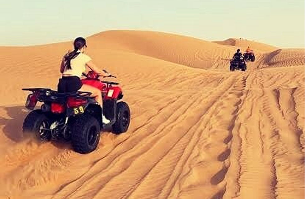 Thrilling 30-Minute Quad Biking with Drinks & Transportation in Abu Dhabi