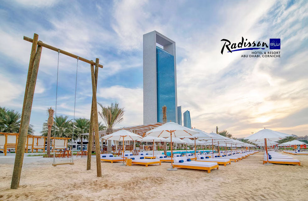 Upscale One-Night Stay with Breakfast at Radisson Blu, Abu Dhabi Corniche