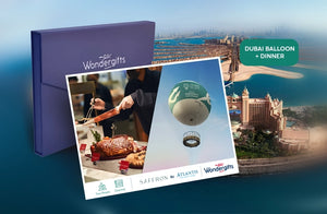 The Dubai Balloon Flight with Romantic Dinner for Two at Atlantis the Palm | Flying at Wondergifts