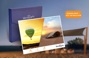 The Nest by Sonara Romantic Stay with Hot Air Balloon Flight Gift Box for Two | Flying at Wondergifts