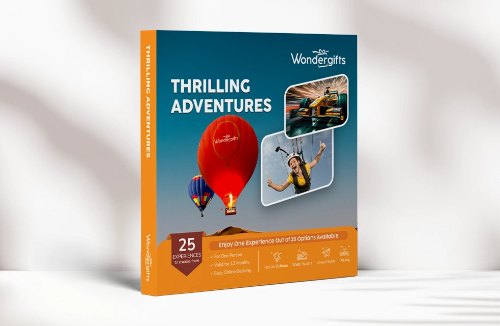 Thrilling Adventures Gift Box - With Choice of Hot Air Balloon, Exhilarating Drives & More