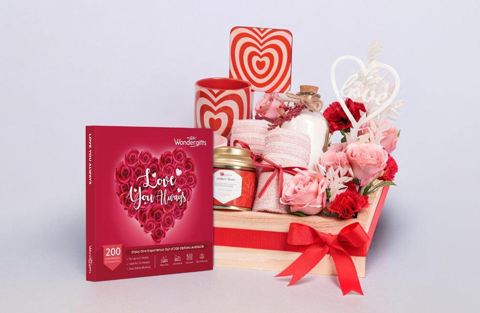 Love You Always Gift Box with Love & Care Hamper: 200 + Experiences Included | Days Out at Wondergifts